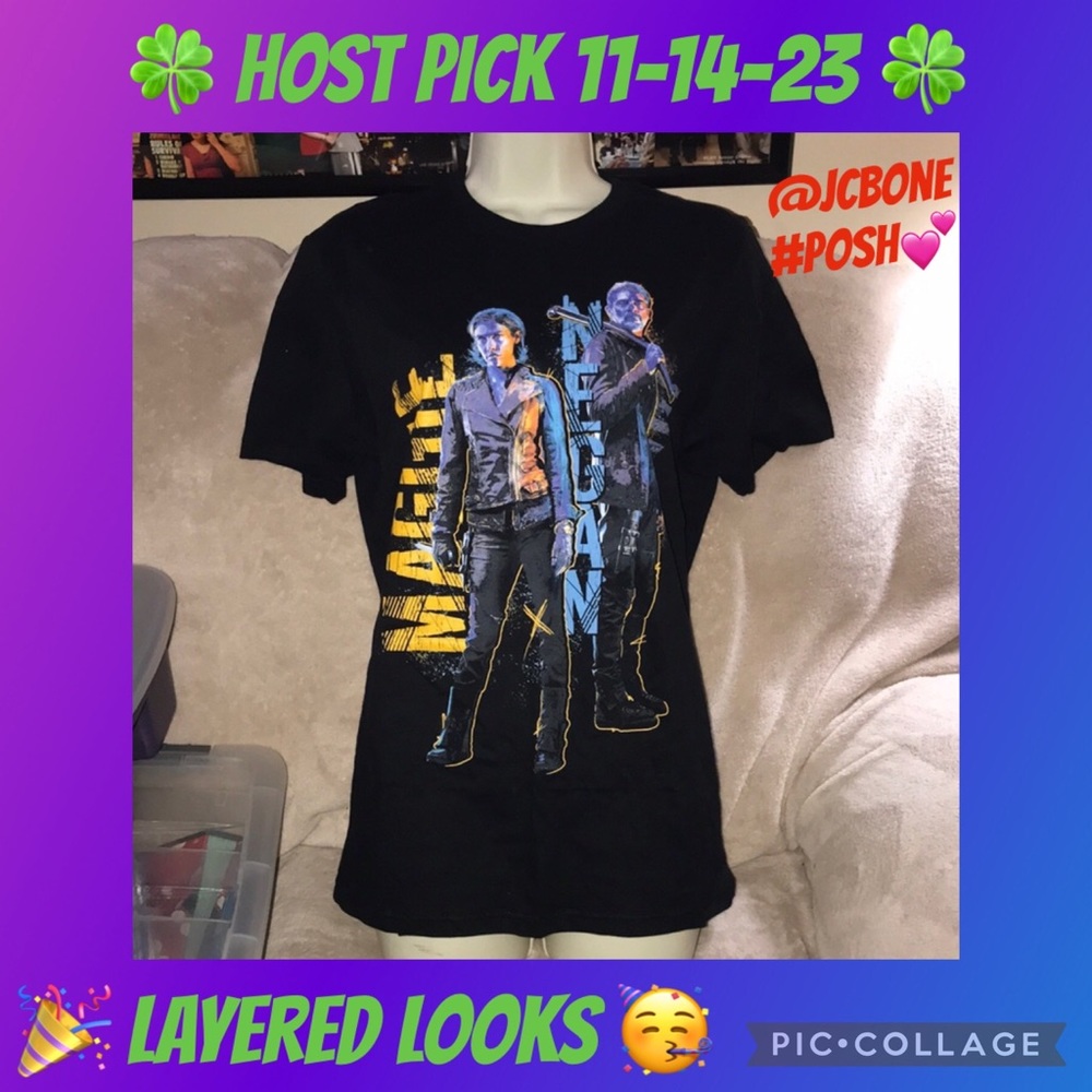 AMC The Walking Dead official Supply Drop Dead City Negan & Maggie tee unisex S